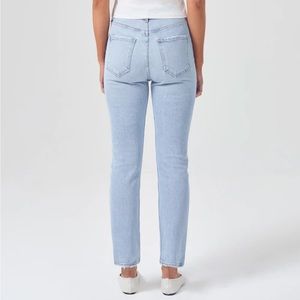 AGOLDE! Riley long high rise straight jean. Size 28, only worn once